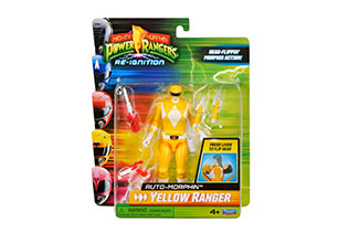 Power Rangers Head Flippin Basic Figures Assorted - Black Ranger